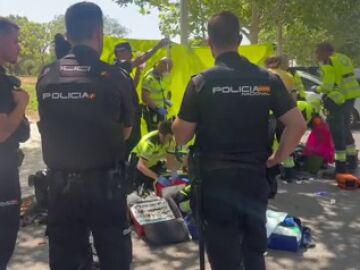 Atención al fallecido por golpe de calor en Madrid