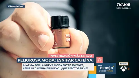 Esnifar cafeína Esnifar cafeína