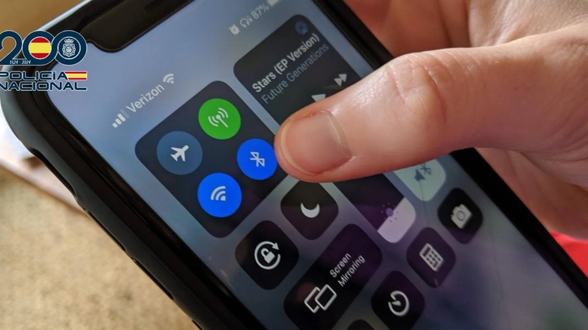 Imagen de la Policía Nacional sobre la estafa Imagen de la Policía Nacional sobre la estafa