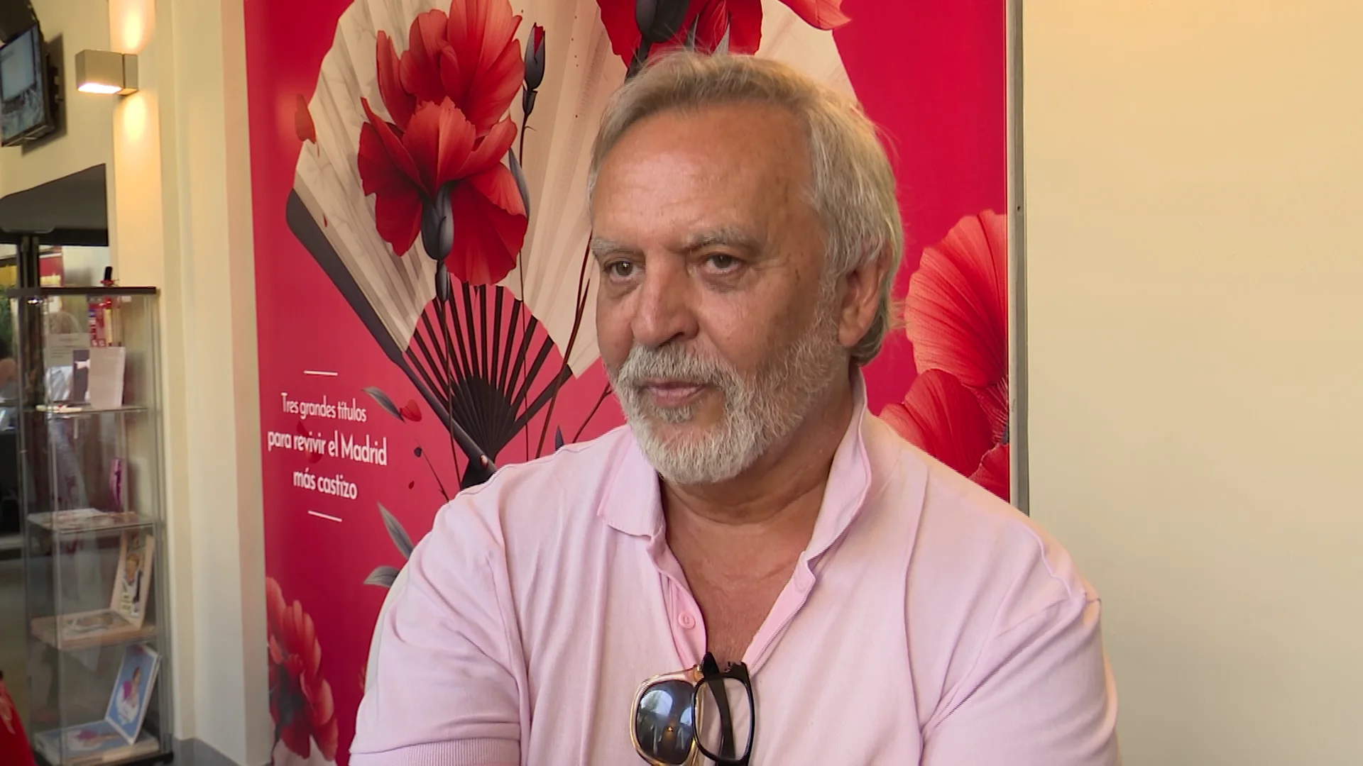 Enrique del Pozo haciendo declaraciones a Europa Press