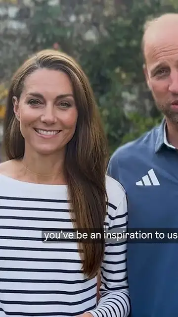 Kate Middleton y el príncipe Guillermo en una imagen del vídeo compartido en su Instagram. Kate Middleton y el príncipe Guillermo en una imagen del vídeo compartido en su Instagram.