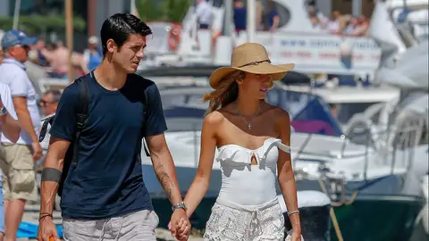 Álvaro Morata y Alice Campello Álvaro Morata y Alice Campello