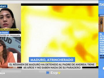 Andrea, hija detenido por el régimen de Maduro