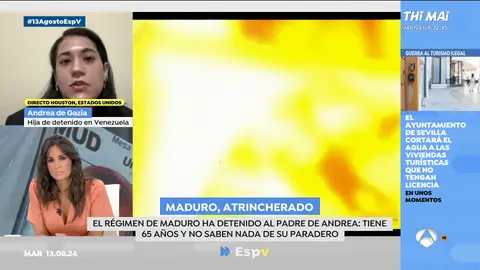 Andrea, hija detenido por el régimen de Maduro Andrea, hija detenido por el régimen de Maduro