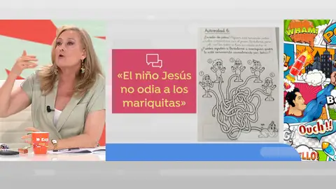 Elisa Beni se pronuncia sobre el polémico cómic en Espejo Público Elisa Beni se pronuncia sobre el polémico cómic en Espejo Público