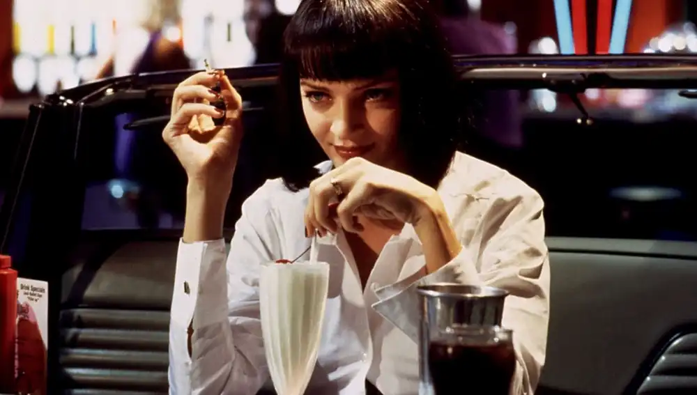 Mia Wallace en Pulp Fiction Mia Wallace en Pulp Fiction