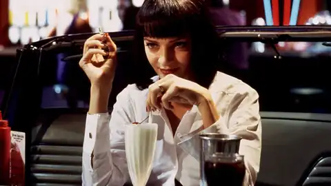 Mia Wallace en Pulp Fiction Mia Wallace en Pulp Fiction