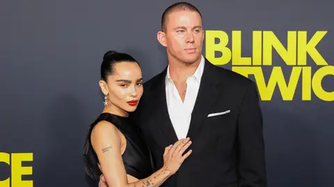 Channing Tatum y Zoë Kravitz en la premiere de Blink Twice Channing Tatum y Zoë Kravitz en la premiere de Blink Twice