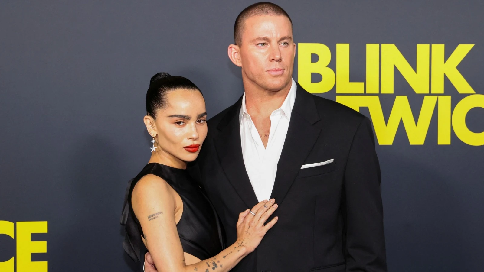 Channing Tatum y Zoë Kravitz en la premiere de Blink Twice Channing Tatum y Zoë Kravitz en la premiere de Blink Twice