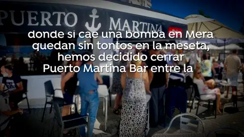 Mensaje del bar de Oleiros Mensaje del bar de Oleiros