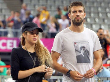 Shakira y Gerard Piqué en 2014