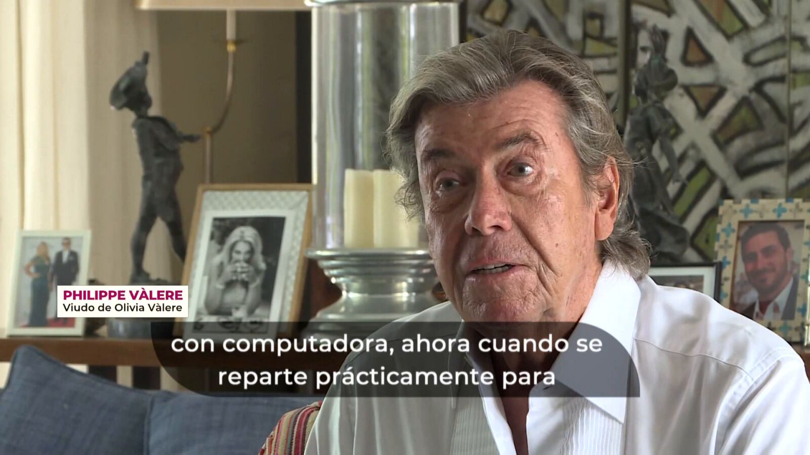 Philippe, viudo de Olivia Vàlere contra su hija, Careen, por sus acusaciones de infidelidad
