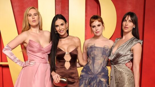 Demi Moore con sus hijas Rumer Willis, Tallulah Willis y Scout LaRue Willis