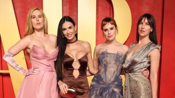 Demi Moore con sus hijas Rumer Willis, Tallulah Willis y Scout LaRue Willis