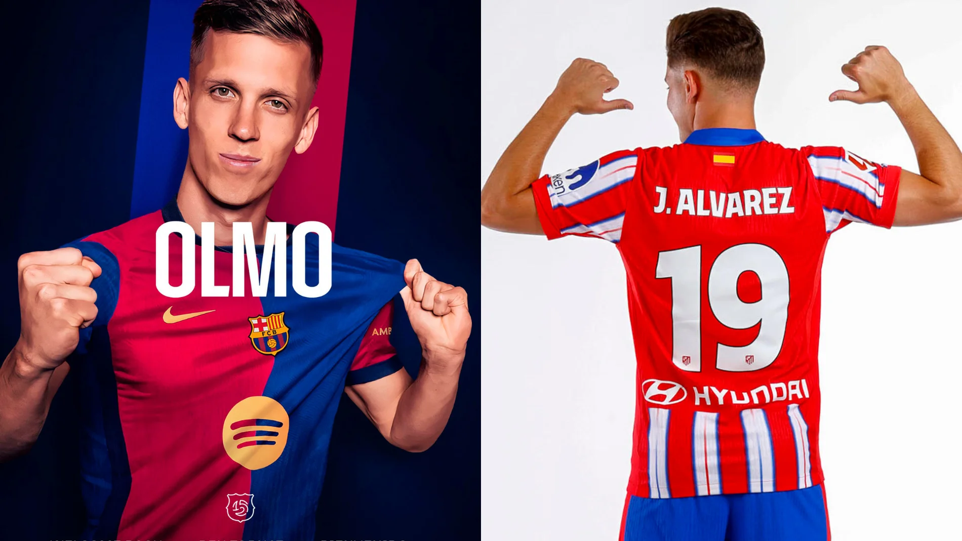 Dani Olmo y Julián Álvarez Dani Olmo y Julián Álvarez