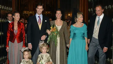Sandra Domecq y Bertín Osborne en la boda de su hija Alejandra Sandra Domecq y Bertín Osborne en la boda de su hija Alejandra
