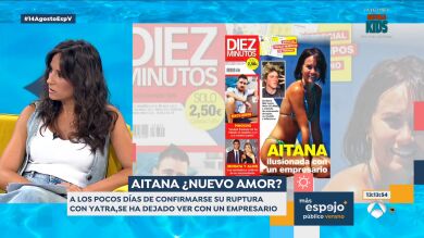 Aitana se deja ver con un joven empresario 