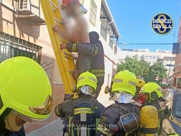 Imagen del incendio de la Macarena