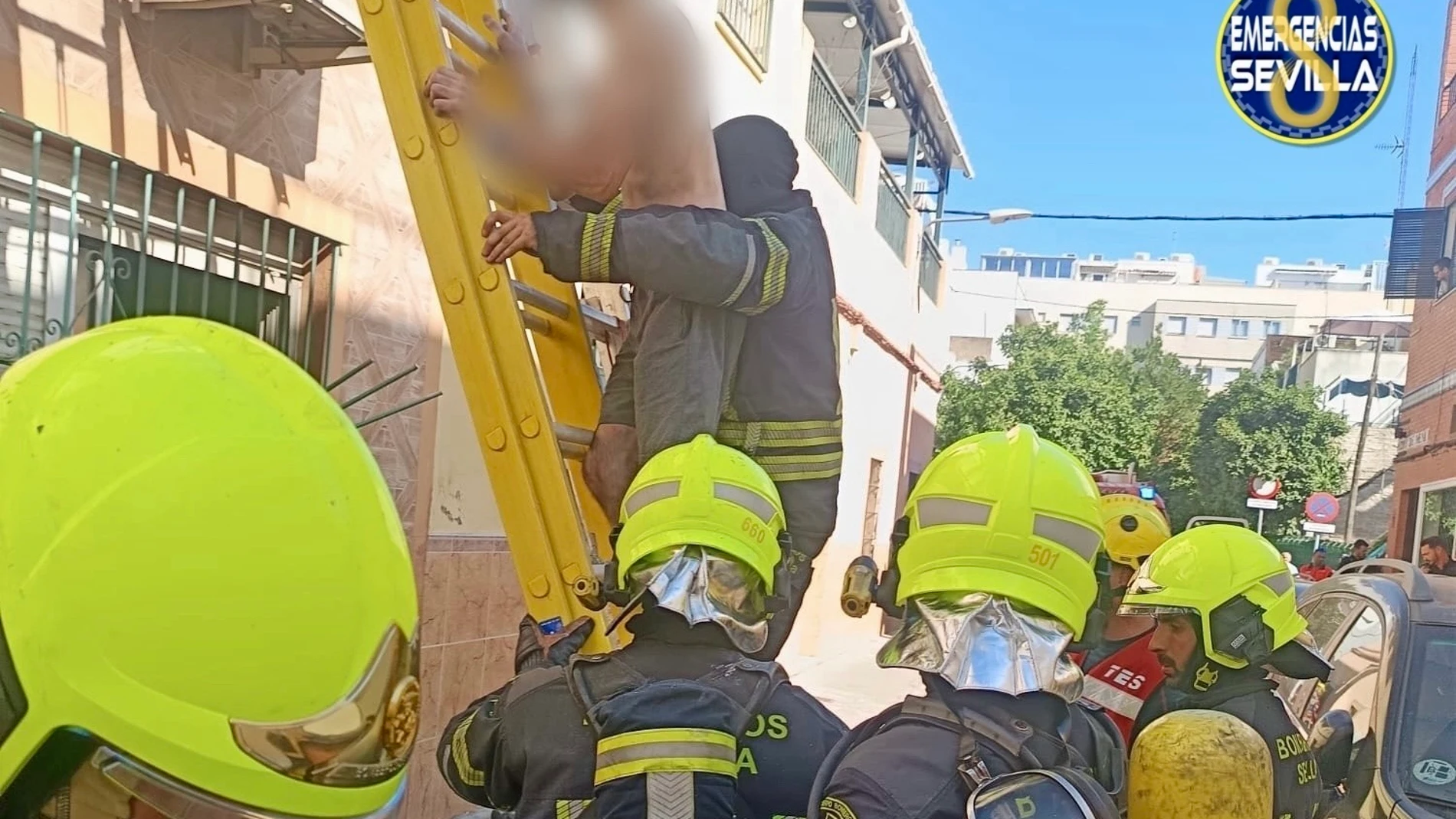 Imagen del incendio de la Macarena Imagen del incendio de la Macarena