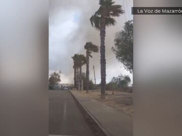 Tornado en Mazarrón