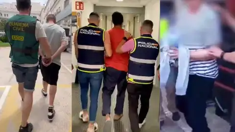 Los tres detenidos Los tres detenidos