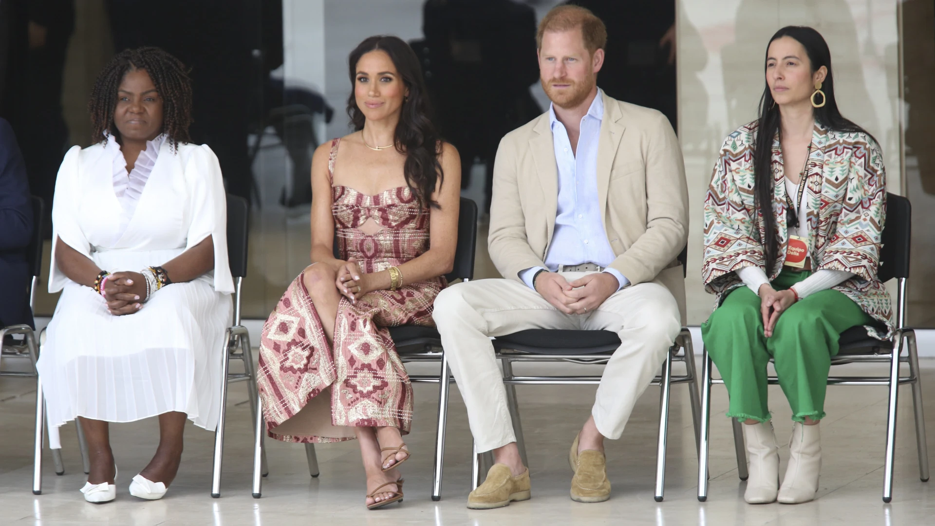 Meghan Markle y el pr&iacute;ncipe Harry en Colombia