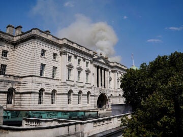 Incendio en Londres en Somerset House