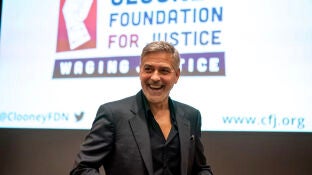 George Clooney en un acto de su fundaci&oacute;n 
