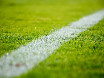 Imagen de archivo de un campo de fútbol. Imagen de archivo de un campo de fútbol.