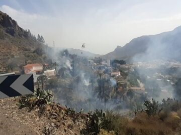 Conato de incendio en Fataga