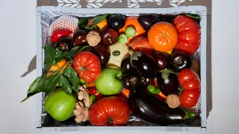 Caja de frutas y verduras Caja de frutas y verduras