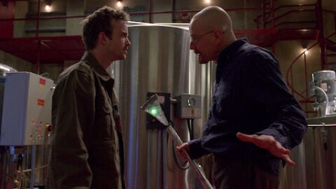 Walter y Jesse en el episodio Mosca de Breaking Bad