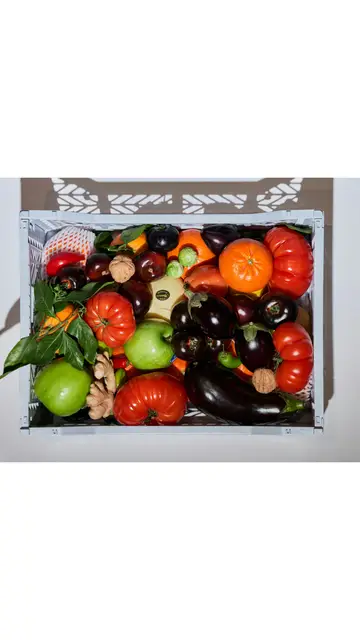 Caja de frutas y verduras Caja de frutas y verduras