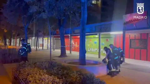 Incendio en un bar de copas de Villaverde Incendio en un bar de copas de Villaverde