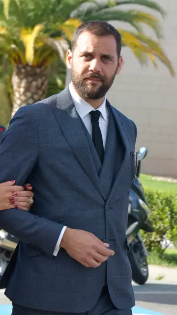 Yelko Ostarcevic, en el tanatorio de su primo Yelko Ostarcevic, en el tanatorio de su primo