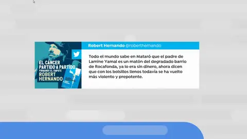Tuit del exconsejero del Espanyol Tuit del exconsejero del Espanyol