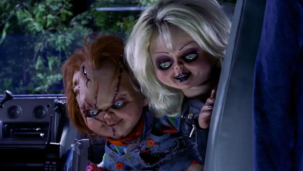 Chuky y Tiffany en La Novia de Chucky Chuky y Tiffany en La Novia de Chucky