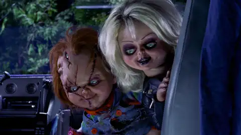 Chuky y Tiffany en La Novia de Chucky Chuky y Tiffany en La Novia de Chucky