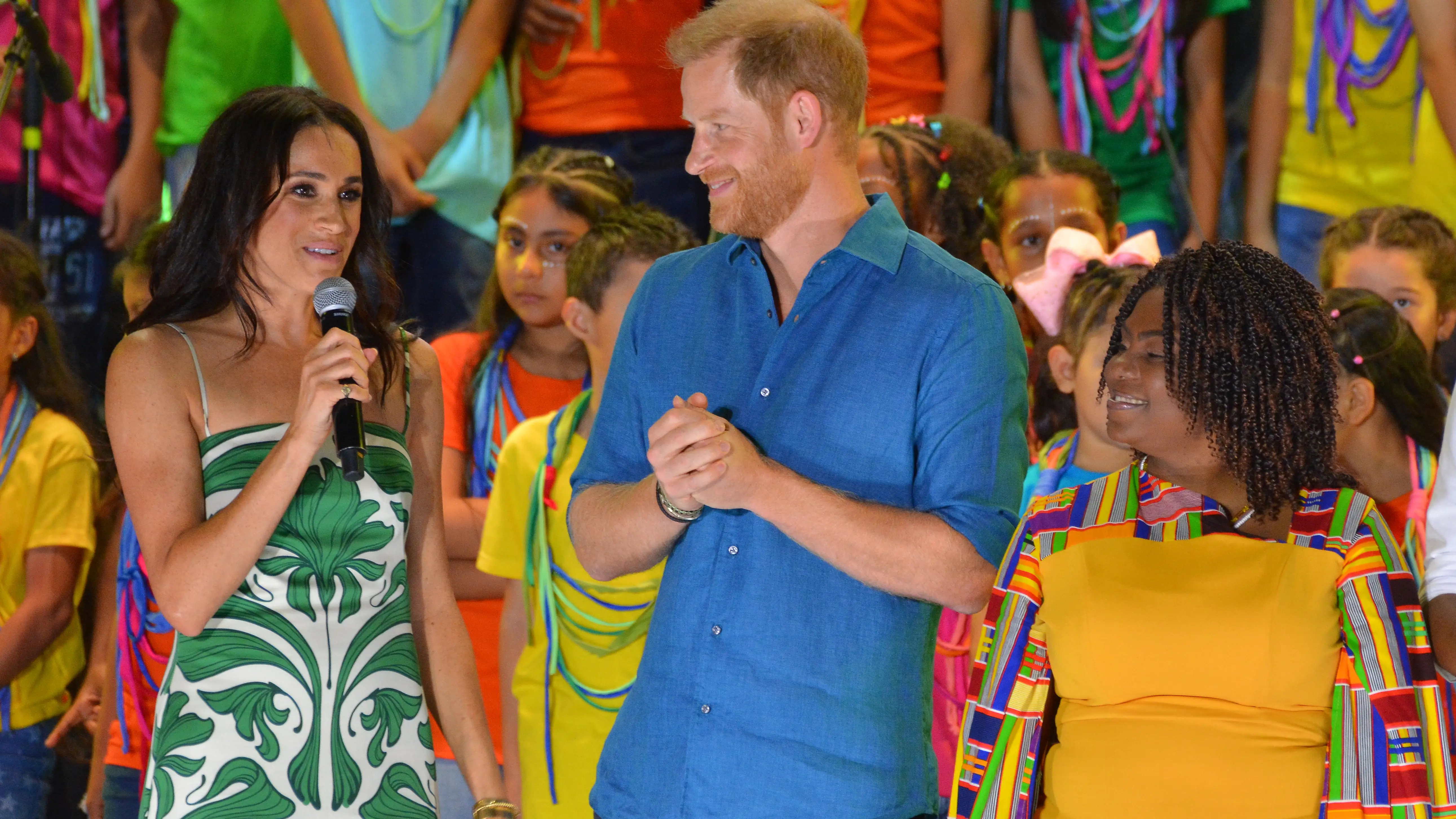 Los duques de Sussex Harry y Meghan 