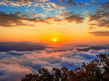 Atardecer, imagen de archivo Atardecer, imagen de archivo