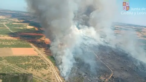 Incendio en Astorga Incendio en Astorga