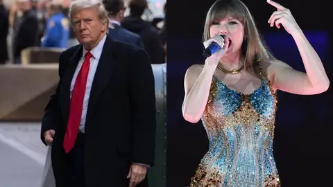 Donald Trump y Taylor Swift Donald Trump y Taylor Swift