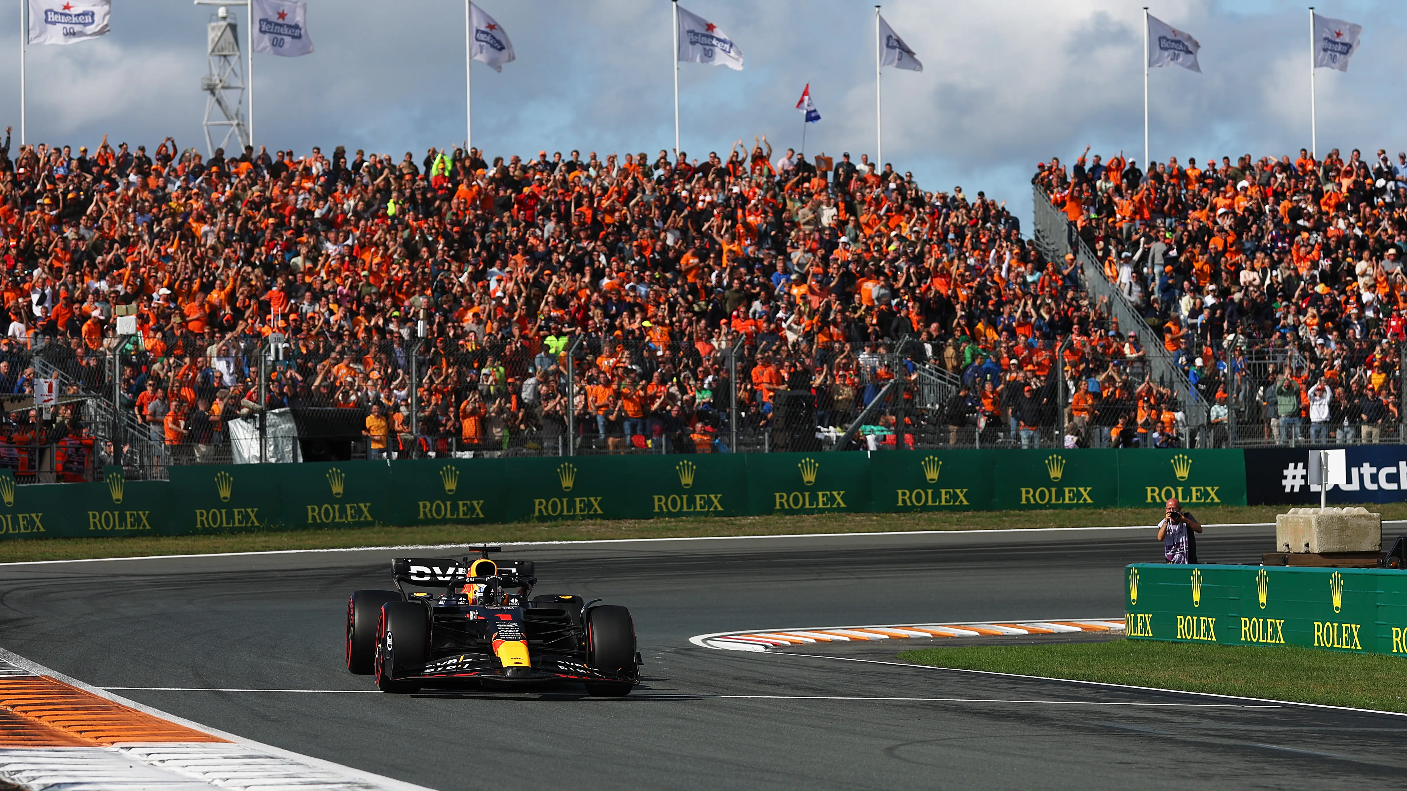 El Red Bull de Max Verstappen durante el GP de Países Bajos 2023 El Red Bull de Max Verstappen durante el GP de Países Bajos 2023