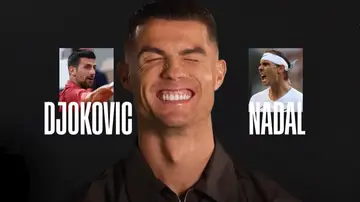Cristiano eligiendo entre Djokovic o Nadal Cristiano eligiendo entre Djokovic o Nadal