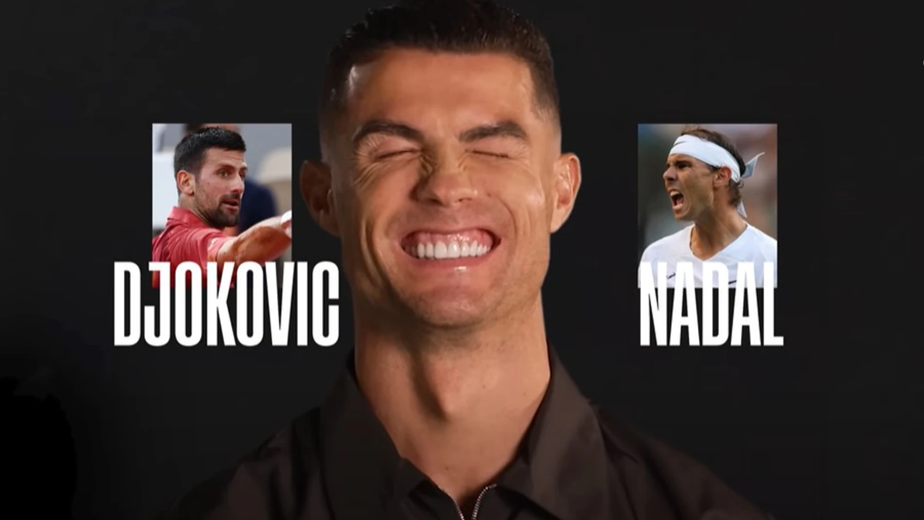 Cristiano eligiendo entre Djokovic o Nadal Cristiano eligiendo entre Djokovic o Nadal