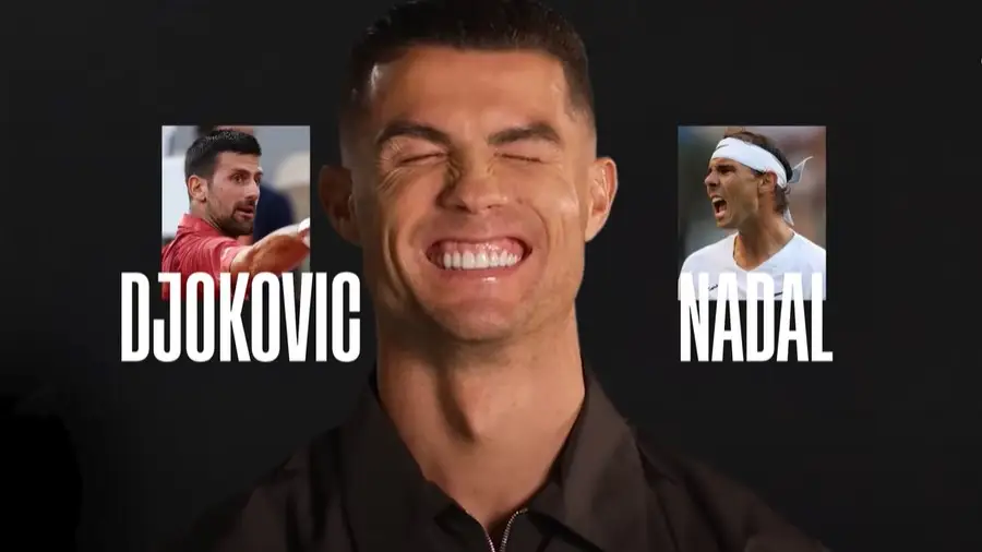 Cristiano eligiendo entre Djokovic o Nadal