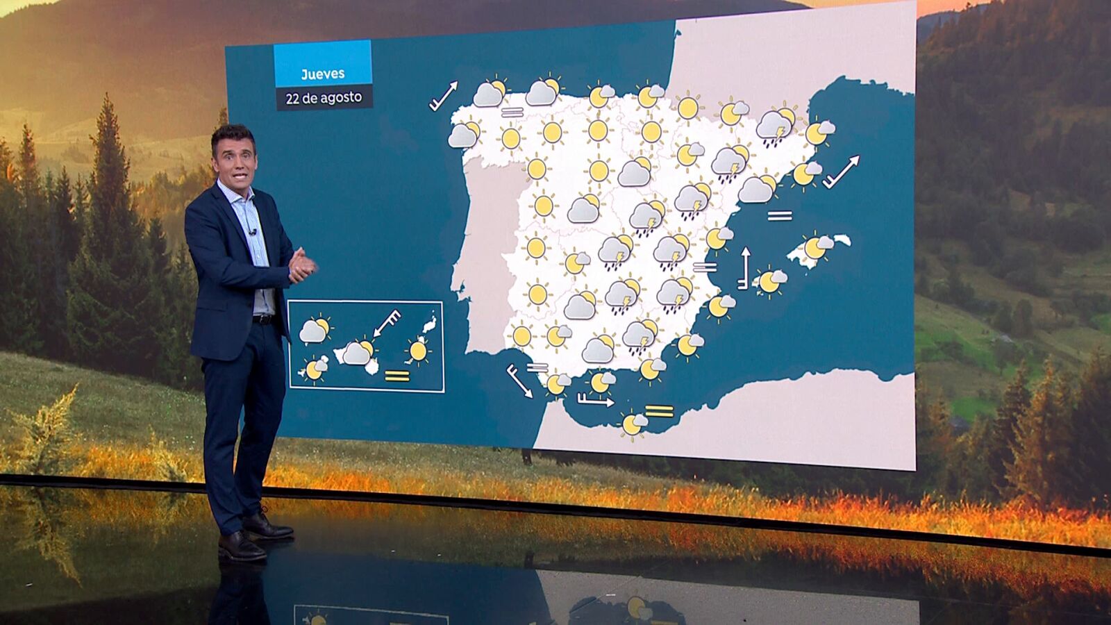 Las tormentas repiten en el este y seguirán hasta el final de esta calurosa semana