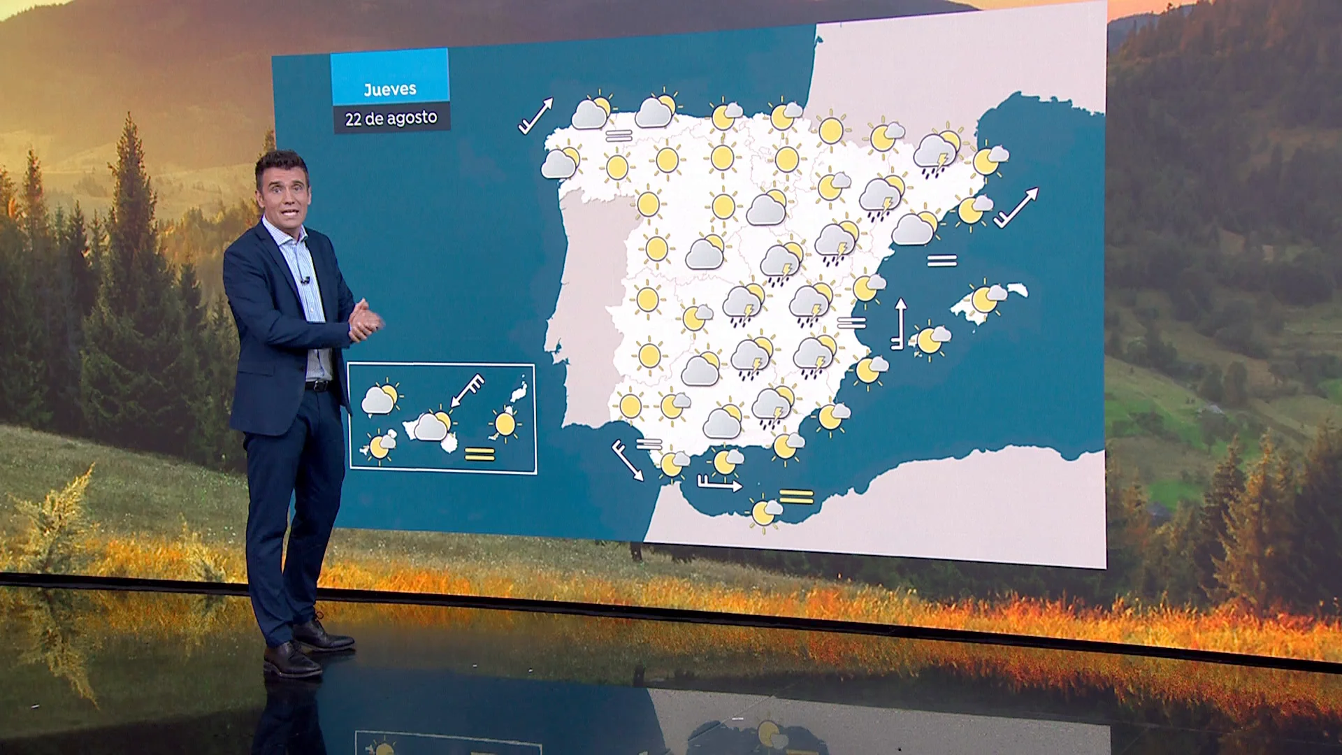 La previsión del tiempo con César Gonzalo La previsión del tiempo con César Gonzalo