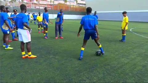 El fútbol está siendo la herramienta de integración en Gran Canaria El fútbol está siendo la herramienta de integración en Gran Canaria