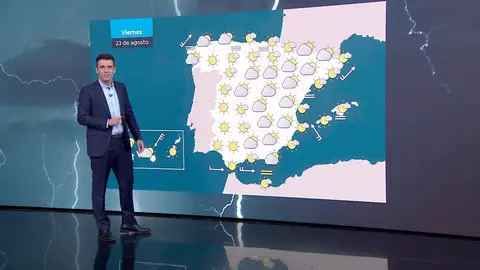 César Gonzalo da la previsión del fin de semana César Gonzalo da la previsión del fin de semana